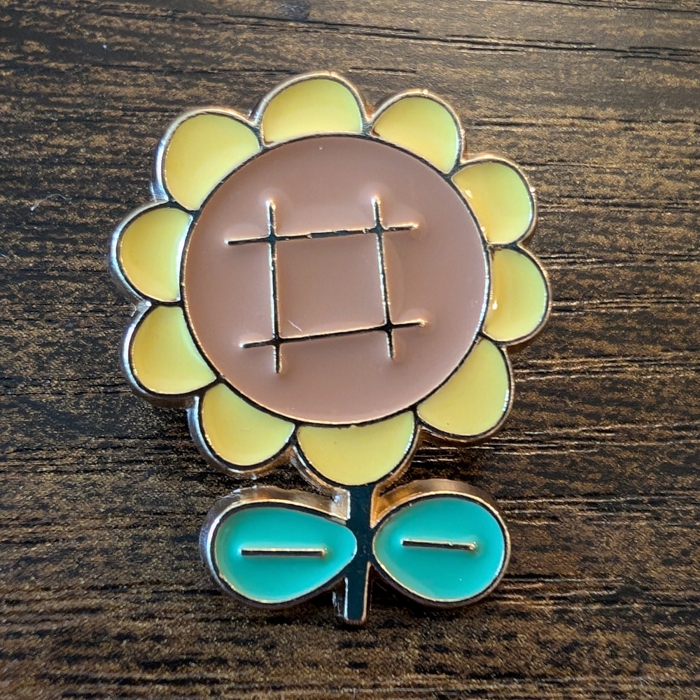 Sunflower Enamel Pin